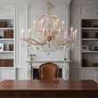 Candelabru clasic cristal Aur 24k 18xE14/40W, Maria Theresia-A LU 2216/12+6 MT Gold Orion