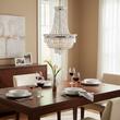 Candelabru clasic cristal alama crom 9xE14/40W, Ambassador LU 2239/9/45 Chrom Orion