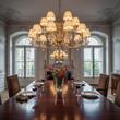 Candelabru clasic Aur 24k 18xE14/40W, KristallDesign LU 2144/12+6 Gold Orion