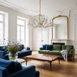 Candelabru clasic cristal Aur 24k 21xE14/40W, Maria Theresia-A LU 2216/14+7 MT Gold Orion