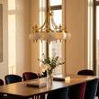 Candelabru clasic alama 8xE27/60W, Nostalgie LU-1320/7+1 MS/Opal Orion