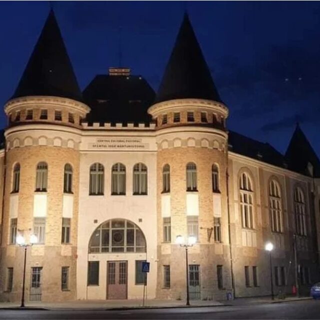 Palatul Culturii Sighet - iluminatul interior în armonie cu stilul clădirii