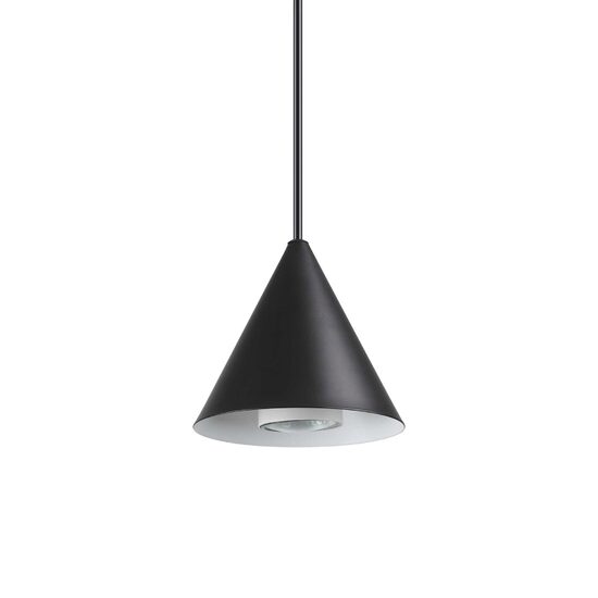 Lustra moderna neagra abajur conic 1xGU10/28W, A-LINE SP1 D13 232713 Ideal Lux