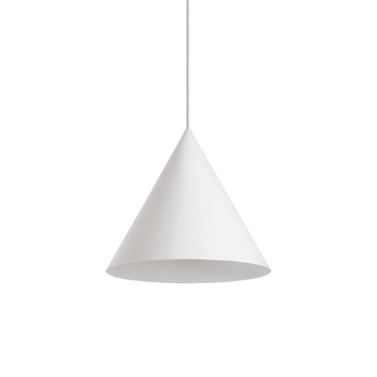 Lustra moderna alba abajur conic 1xE27/60W, A-LINE SP1 D30 232720 Ideal Lux