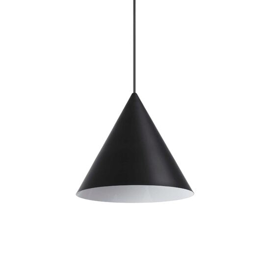 Lustra moderna neagra abajur conic 1xE27/60W, A-LINE SP1 D30 232744 Ideal Lux