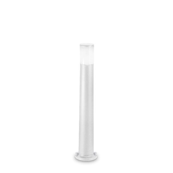 Stalp exterior alb rasina tratata anticoroziv 1xE27/23W, AMELIA PT1 198644 Ideal Lux