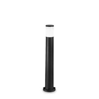 Stalp exterior negru rasina tratata anticoroziv 1xE27/23W, AMELIA PT1 198620 Ideal Lux