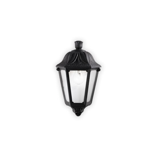 Aplica clasica exterior neagra 1xE27/23W, ANNA AP1 Small 101552 Ideal Lux