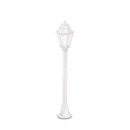 Stalp clasic exterior alb 1xE27/23W, ANNA PT1 120454 Ideal Lux