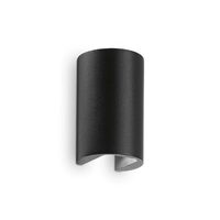 Aplica moderna neagra semicilindrica LED 6W/800lm/3000K, APOLLO AP 137391 Ideal Lux