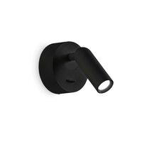 Aplica moderna neagra reglabila LED 3W/260lm/3000K, BEAN Round AP 260617 Ideal Lux