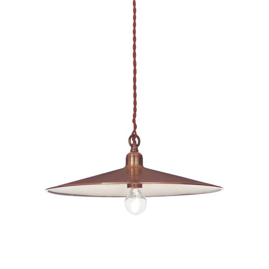 Lustra clasica finisata cupru 1xE27/42W, CANTINA SP1 112732 Ideal Lux