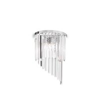 Aplica moderna cromata cu cristale 3xE14/40W, CARLTON AP3 168913 Ideal Lux