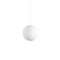 Lustra moderna alba abajur policarbonat 1xE27/25W, CARTA SP1 D30 226026 Ideal Lux