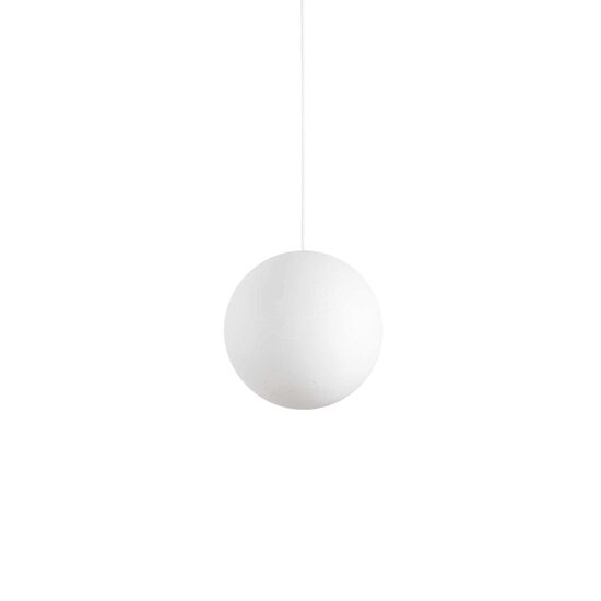 Lustra moderna alba abajur policarbonat 1xE27/25W, CARTA SP1 D30 226026 Ideal Lux