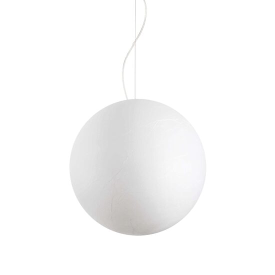 Lustra moderna alba abajur policarbonat 1xE27/25W, CARTA SP1 D50 226040 Ideal Lux