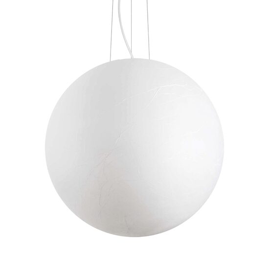 Lustra moderna alba abajur policarbonat 1xE27/60W, CARTA SP1 D60 272139 Ideal Lux