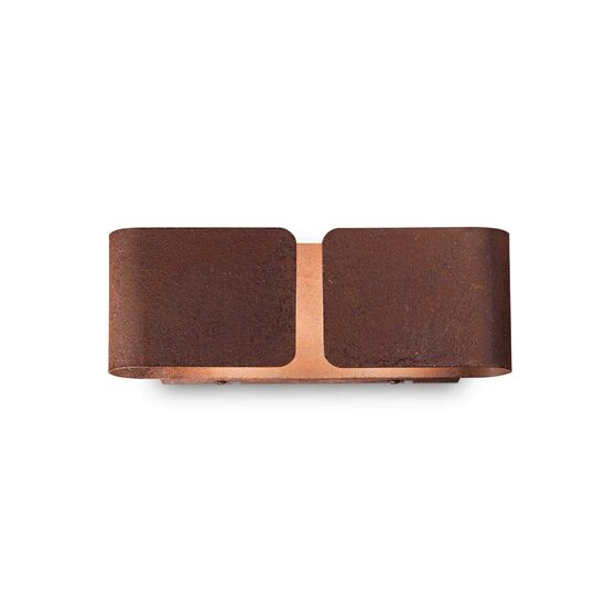 Aplica moderna finisaj corten lumina sus-jos 2xG9/40W, Clip AP2 Mini 170923 Ideal Lux