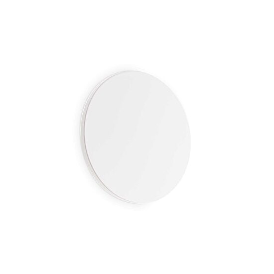 Aplica moderna alba aluminiu LED 9.5W/730lm/3000K, COVER AP D15 Round 195704 Ideal Lux