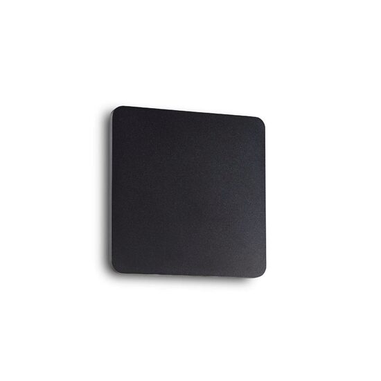 Aplica moderna neagra LED 9.5W/730lm/3000K, COVER AP D15 Square 195766 Ideal Lux