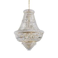 Candelabru clasic auriu din cristal 24xE14/28W, DUBAI SP24 243528 Ideal Lux