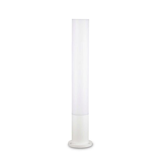 Stalp exterior alb aluminiu 1xGX53/15W, EDO PT1 Round 135755 Ideal Lux