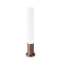 Stalp exterior maro aluminiu 1xGX53/15W, EDO PT1 Round 213071 Ideal Lux