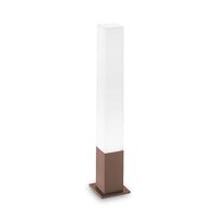 Stalp exterior maro aluminiu 1xGX53/15W, EDO PT1 Square 213088 Ideal Lux