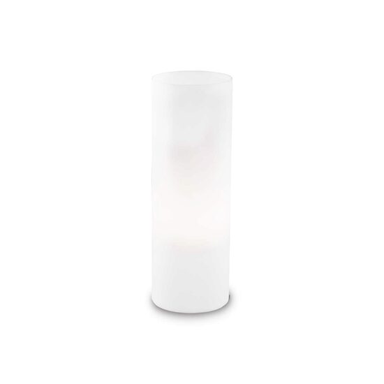 Veioza moderna alba dispersor sticla 1xE27/60W, EDO TL1 Big 044590 Ideal Lux