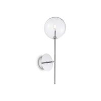 Aplica moderna cromata abajur sticla 1xG4/2W, Equinoxe AP1 200132 Ideal Lux