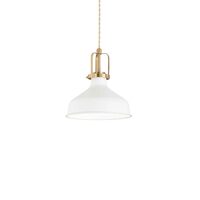 Lustra moderna metalica alba 1xE27/42W, ERIS-1 SP1 238104 Ideal Lux