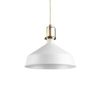 Lustra moderna metalica alba 1xE27/42W, ERIS-2 SP1 238135 Ideal Lux