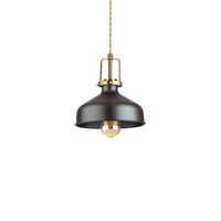 Lustra moderna metalica neagra 1xE27/42W, ERIS-2 SP1 249063 Ideal Lux