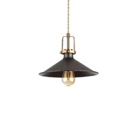 Lustra moderna metalica neagra 1xE27/42W, ERIS-3 SP1 249070 Ideal Lux
