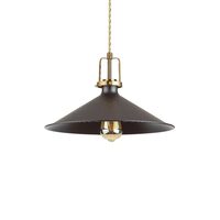 Lustra moderna metalica neagra 1xE27/60W, ERIS-4 SP1 249087 Ideal Lux