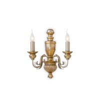 Aplica clasica din rasina auriu antichizat 2xE14/40W, FIRENZE AP2 020846 Ideal Lux