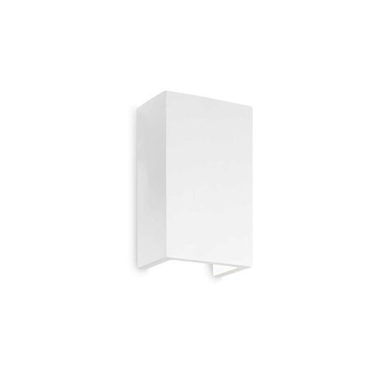Aplica moderna alba 1xG9/40W, FLASH GESSO AP1 High 214689 Ideal Lux