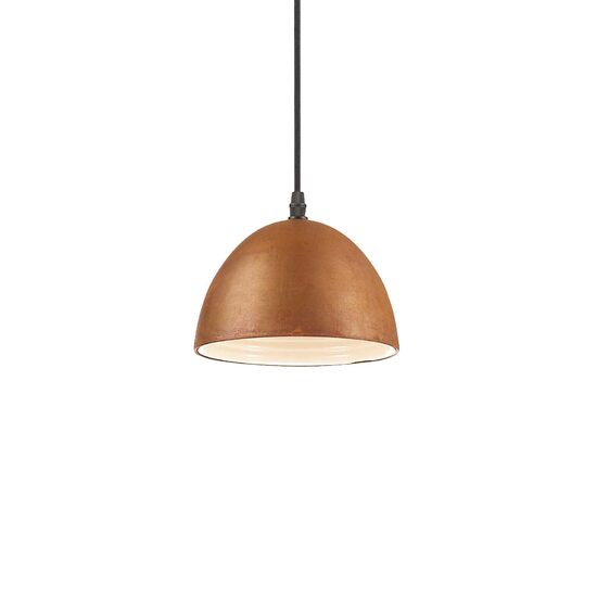Lustra moderna corten semisferica 1xE27/60W, FOLK SP1 D18 174204 Ideal Lux