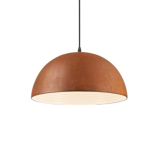 Lustra moderna corten semisferica 1xE27/60W, FOLK SP1 D40 174211 Ideal Lux