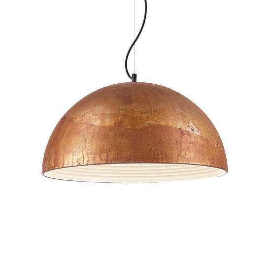 Lustra moderna corten semisferica 1xE27/60W, FOLK SP1 D50 174228 Ideal Lux