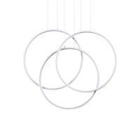 Lustra moderna alba LED 82W/6850lm/3000K, FRAME SP Cerchio 269351 Ideal Lux