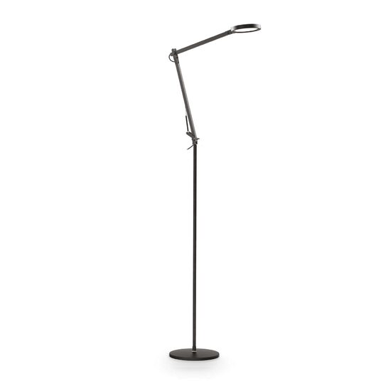 Lampadar negru LED 12.5W/1050lm/4000K FUTURA PT 204949 Ideal Lux