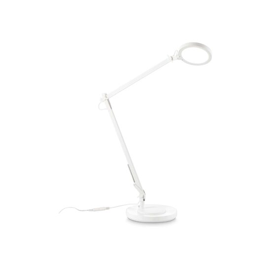 Veioza/lampa de birou alba LED 12.5W/1050lm/4000K, FUTURA TL 272078 Ideal Lux