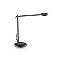 Veioza/lampa de birou neagra LED 12.5W/1050lm/4000K, FUTURA TL 204888 Ideal Lux