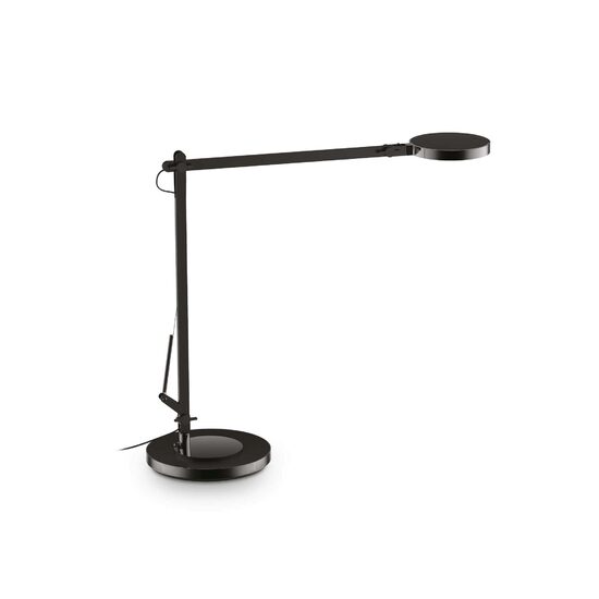 Veioza/lampa de birou neagra LED 12.5W/1050lm/4000K, FUTURA TL 204888 Ideal Lux