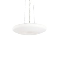 Lustra moderna abajur din sticla opal 3xE27/60W, Glory SP3-D40 101125 Ideal Lux