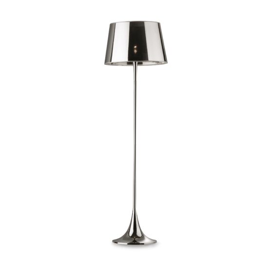 Lampadar modern cromat abajur PVC 1xE27/60W, London PT1 032382 Ideal Lux