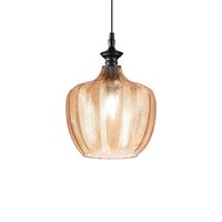 Lustra moderna ambra abajur sticla 1xE27/60W, Lord SP1 263656 Ideal Lux