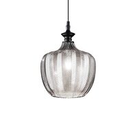 Lustra moderna fume abajur sticla 1xE27/60W, Lord SP1 263649 Ideal Lux