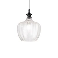 Lustra moderna transparenta abajur sticla 1xE27/60W, Lord SP1 263632 Ideal Lux